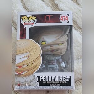 Funko Pop! Pennywise with Wig - Gray and Red